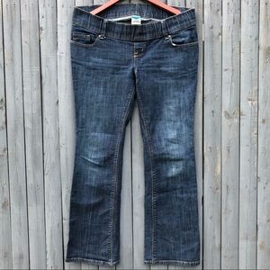 Old Navy Jeans - Woven Waistband Boot Cut Maternity Jeans 6 SHORT Old Navy Jeans - Woven Waistband Boot Cut Maternity Jeans 6 SHORT